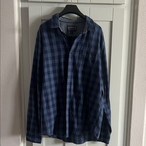 American Rag Blue Checkered Button-Down Shirt